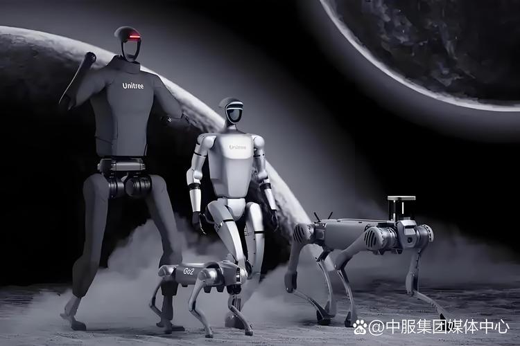 一行近日赴杭州宇树科技参观考察,双方科技推广和应用服务业